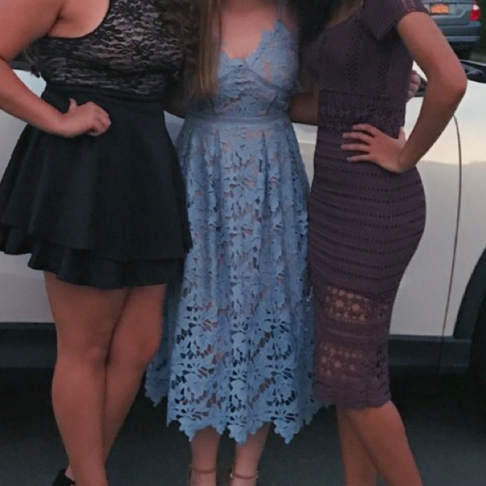 Blue dress
